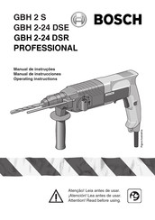 Bosch GBH 2-24 DSRPROFESSIONAL Manual De Instrucciones