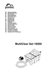 Pontec MultiClear Set 15000 Instrucciones De Uso