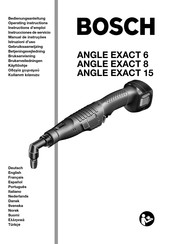 Bosch ANGLE EXACT 8 Instrucciones De Servicio