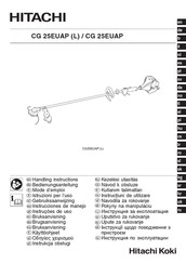 Hitachi CG 25UAP Instrucciones De Manejo