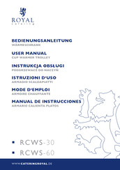 Royal Catering RCWS-60 Manual De Instrucciones