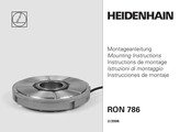 HEIDENHAIN RON 786 Instrucciones De Montaje