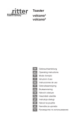 Ritter Volcano 3 Instrucciones De Uso