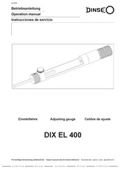 DINSEO DIX EL 400 Instrucciones De Servicio