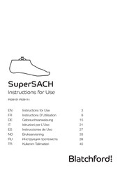 Blatchford SuperSACH Instrucciones De Uso