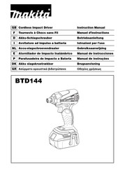 Makita BTD144 Manual De Instrucciones