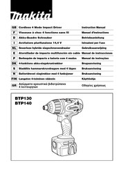 Makita BTP130 Manual De Instrucciones