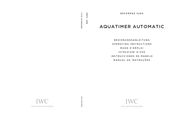 IWC Schaffhausen AQUATIMER AUTOMATIC Instrucciones De Manejo