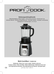 Proficook PC-MCM 1024 Instrucciones De Servicio