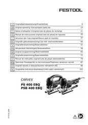 Festool CARVEX PS 400 EBQ Manual De Instrucciones