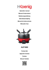 Hkoenig ALP1800 Manual De Instrucciones