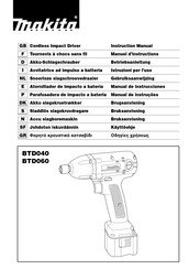 Makita BTD060 Manual De Instrucciones