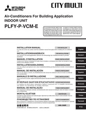 Mitsubishi Electric City Multi PLFY-P80VCM-E Manual De Instalación