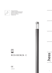 Hess RESIDENZA C Manual De Instrucciones