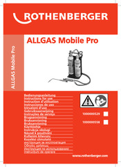 Rothenberger ALLGAS Mobile Pro Instrucciones De Uso