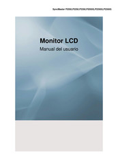 Samsung SyncMaster P2350G Manual Del Usuario