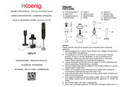 Hkoenig MIX75 Manual De Instrucciones