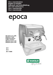 Rancilio Epoca E1 Uso Y Mantenimiento