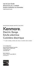 Sears Kenmore 664.C9512 Serie Manual De Uso Y Cuidado