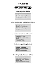 Alesis BASSFIRE 60 Manual De Usuario