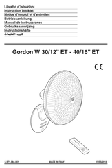 Gordon W 30/12 ET Manual De Instrucciones