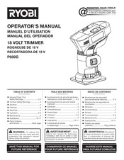 Ryobi P600G Manual Del Operador