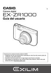 Casio EX-ZR1000 Guia Del Usuario