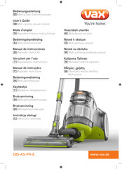 Vax C85-AS-PH-E Manual De Instrucciones