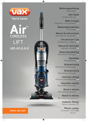 Vax U85-ACLG-B-E Manual De Instrucciones