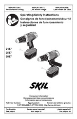 Skil 2587 Instrucciones De Funcionamiento Y Seguridad