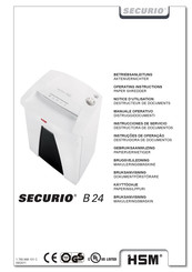 HSM Securio B24 Instrucciones De Servicio