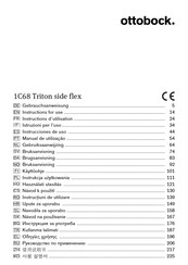 Ottobock 1C68 Triton side flex Instrucciones De Uso