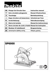 Makita SP6000J1 Manual De Instrucciones