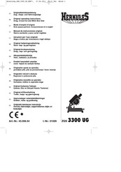 Herkules ZGS 3300 UG Manual De Instrucciones