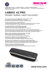 Renz LAMIGO A3 PRO Manual De Instrucciones