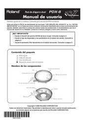 Roland PDX-8 Manual De Usuario