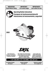 Skil 5850 Instrucciones De Funcionamiento Y Seguridad