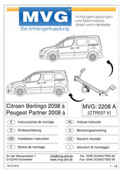 MVG 2208 A Instrucciones De Montaje