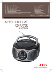 AEG SR 4351 CD Instrucciones De Servicio