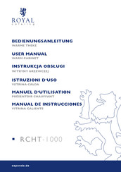 Royal RCHT-1000 Manual De Instrucciones