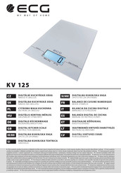 ECG KV 125 Manual De Instrucciones