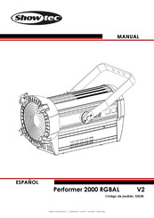 Showtec Performer 2000 RGBAL Manual De Instrucciones