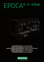 Rancilio EPOCA E Instrucciones Originales