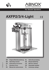 ABNOX AXFP4-Light Manual De Instrucciones