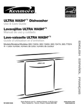 Sears Kenmore ULTRA WASH 665.7792 Serie Manual De Uso Y Cuidado