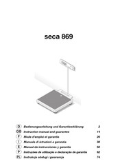 Seca 869 Manual De Instrucciones