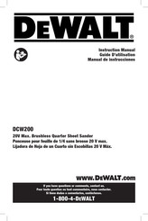 DeWalt DCW200 Manual De Instrucciones