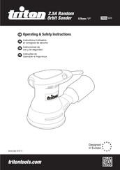 Triton TROS125 Instrucciones De Uso