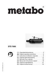 Metabo STS 7000 Manual De Instrucciones