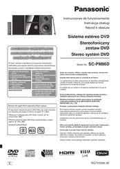 Panasonic SC-PM86D Instrucciones De Funcionamiento